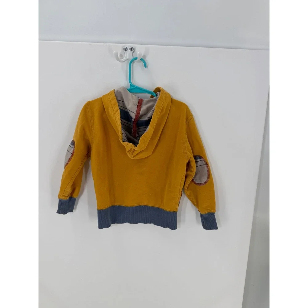 Matilda Jane Joanna Gaines Kids Mustard Yellow Zip Up Hoodie Sweatshirt Size 2/4